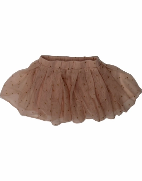 GUESS Baby Girls Pleated Skirt 0-3 Months W16  Pink Spotted Polyester Modern Style