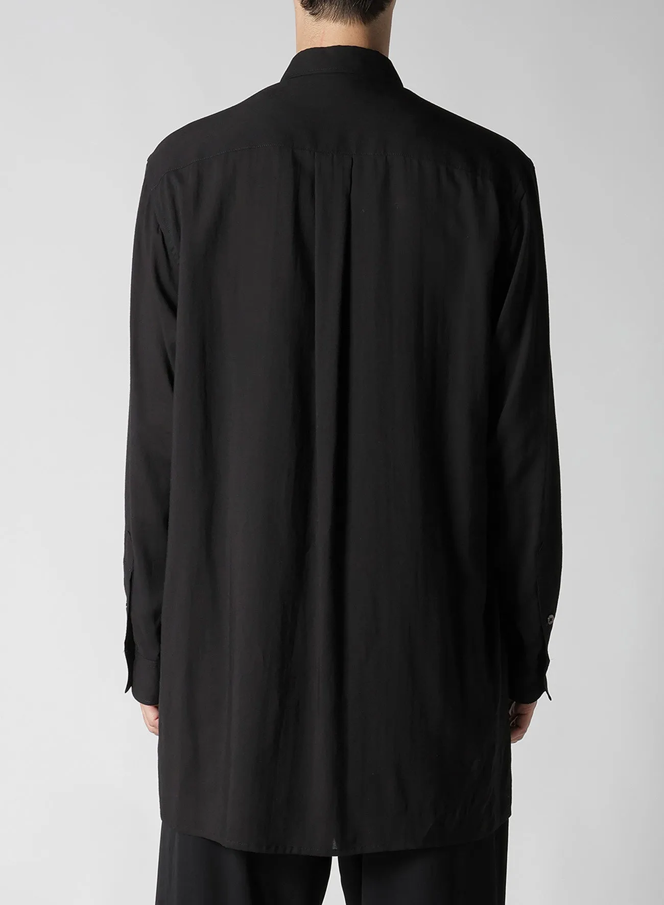 CELLULOSE LAWN BASIG SHIRT Static Dissipating Fiber Comfortable Fabric