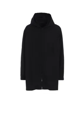 Reinforced Elasticity COTTON BROAD HOODED SHIRT