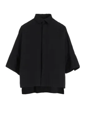 Brushed Inner Lining Urban Trend [Y's BORN PRODUCT] COTTON TWILL WIDE CUFFS SHIRT