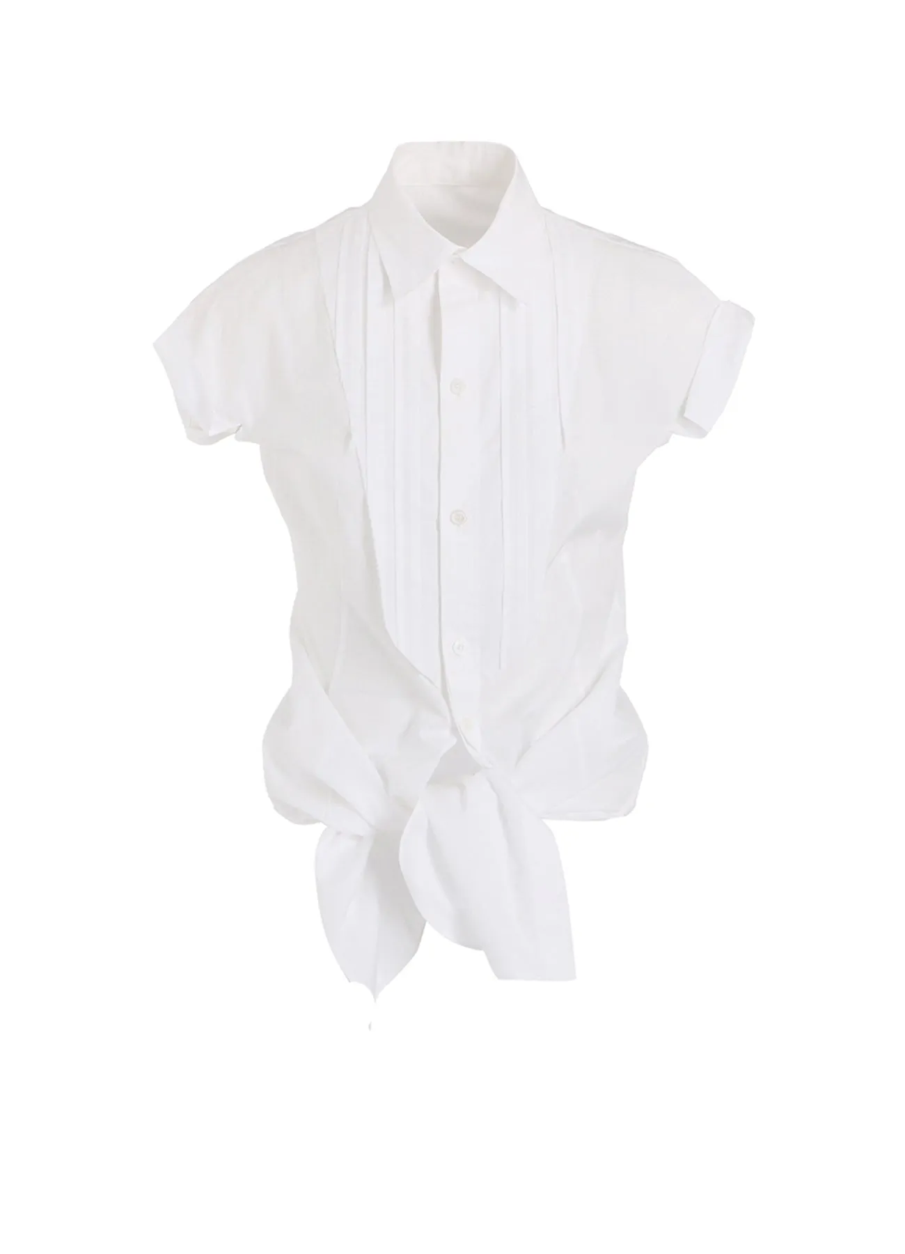 100/2 COTTON BROAD PLEATED SHIRT hypoallergenic material