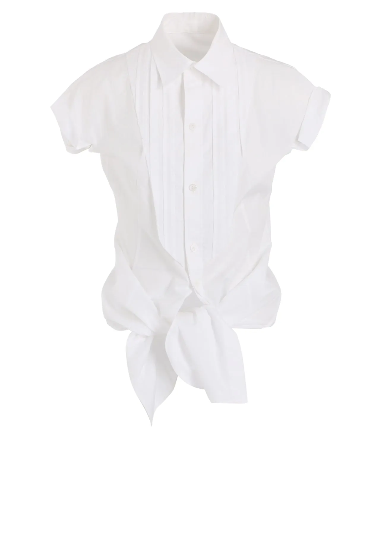 100/2 COTTON BROAD PLEATED SHIRT Youth fashion