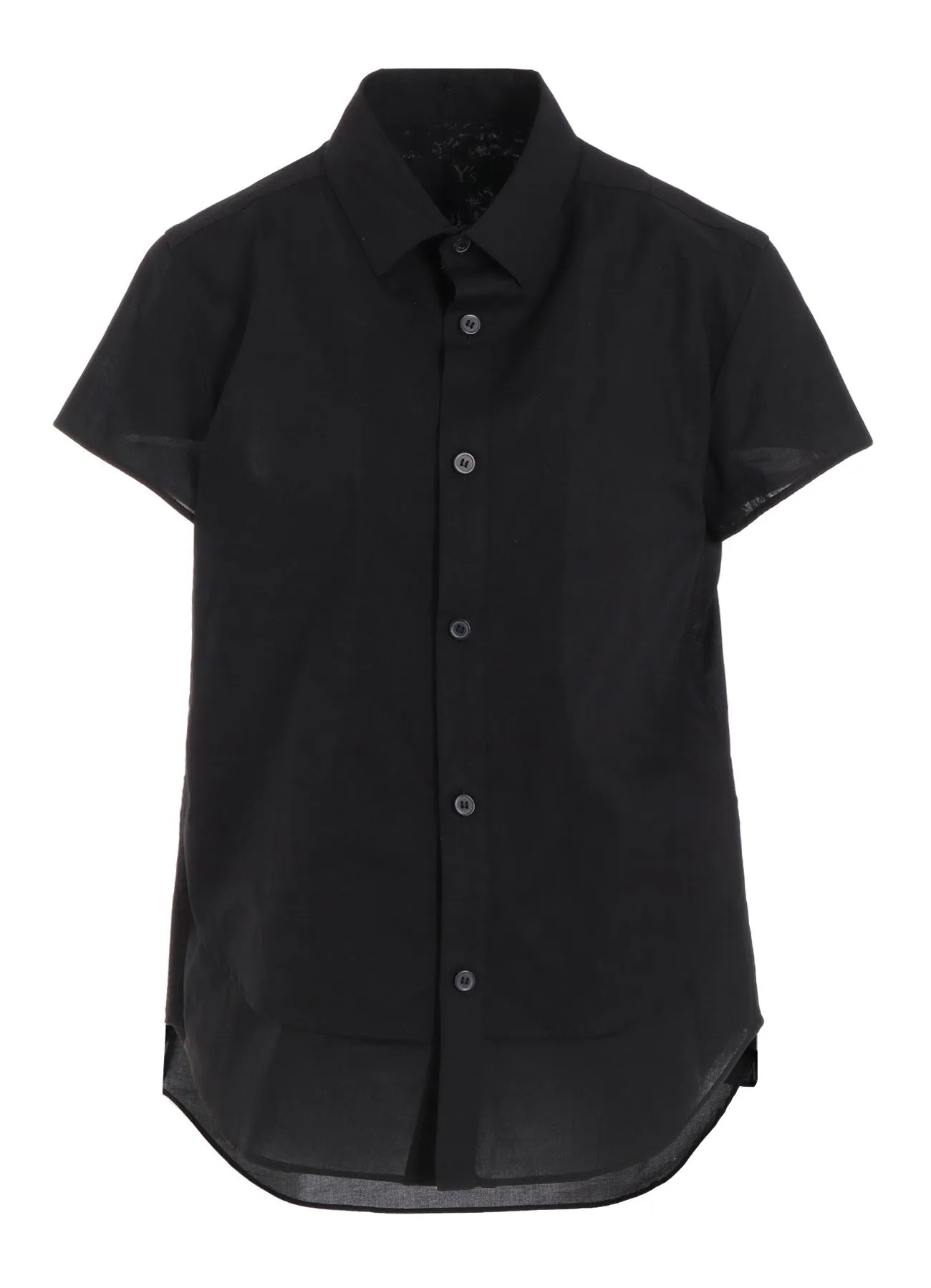 COTTON LAWN DOUBLE FRONT HEM BLOUSE Anti Pilling Surface Lakeside Relaxation