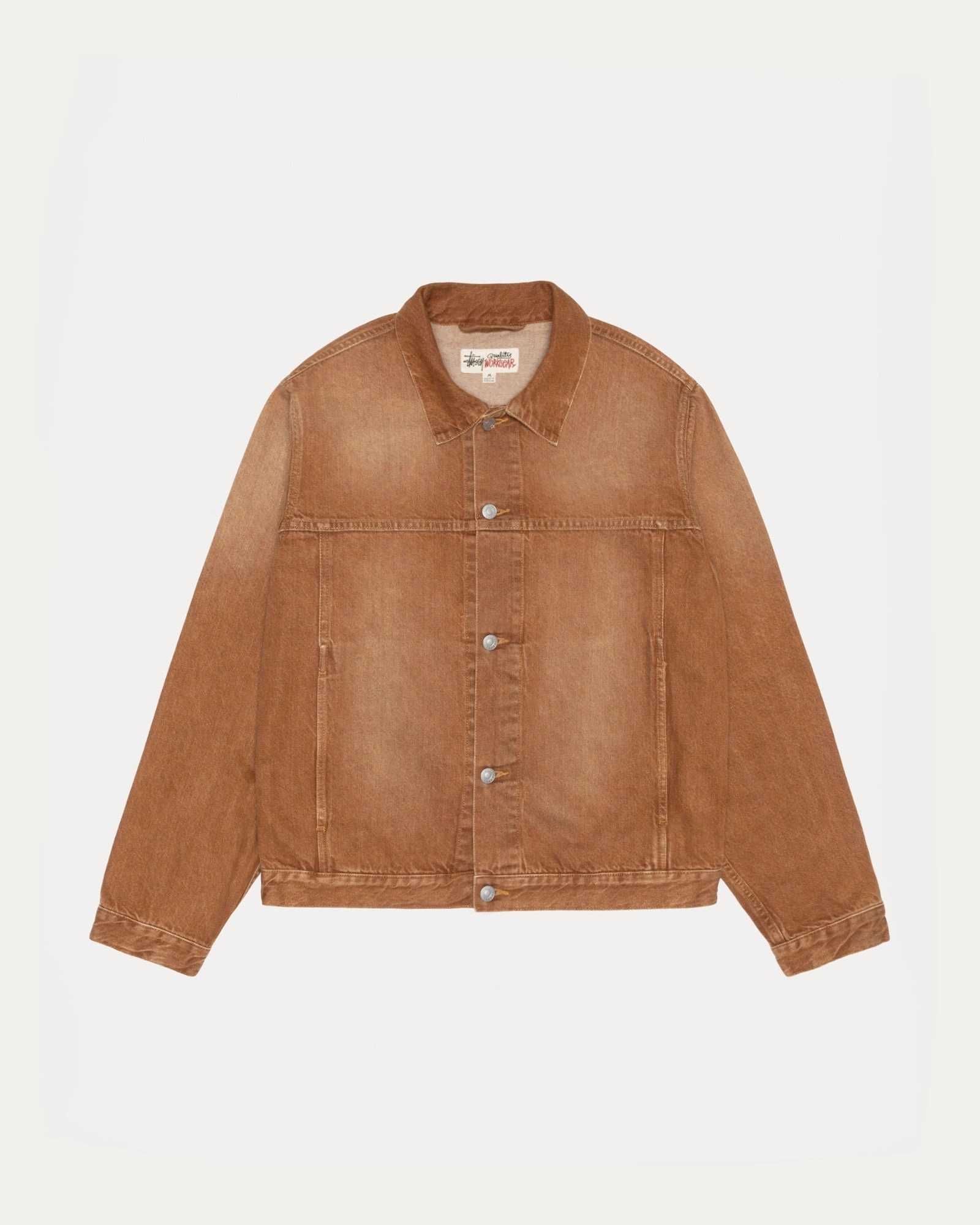 TRUCKER DENIM VINTAGE WASH Ethical Manufacturing Compression Fit Technology