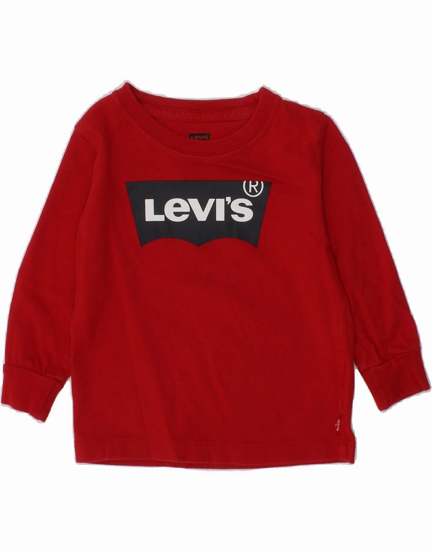 Daytime Look LEVI'S Baby Boys Graphic Top Long Sleeve 9-12 Months Red
