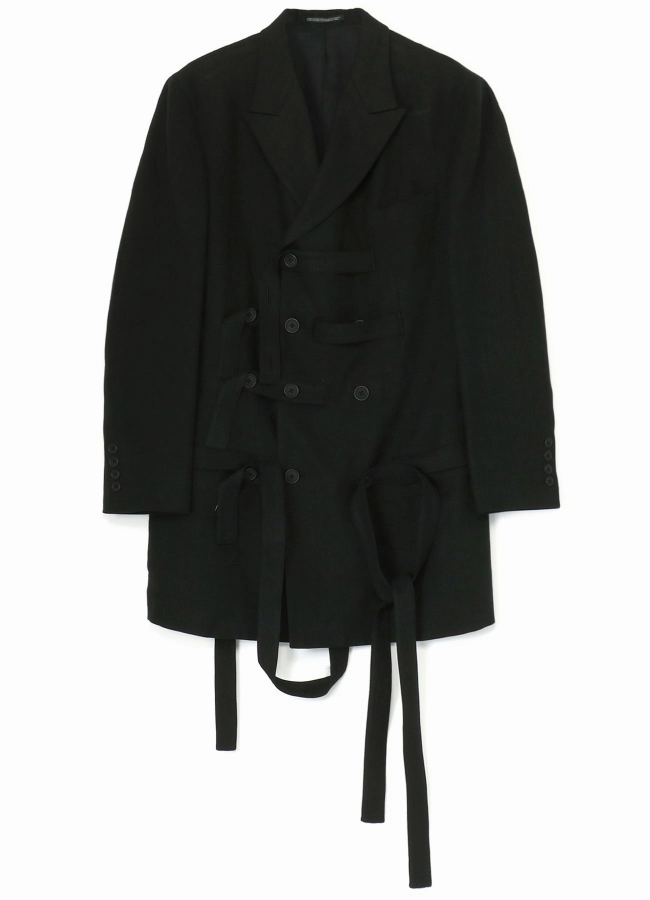 TWILL BELTED PEAKED JACKET work - from - home motorcyclist