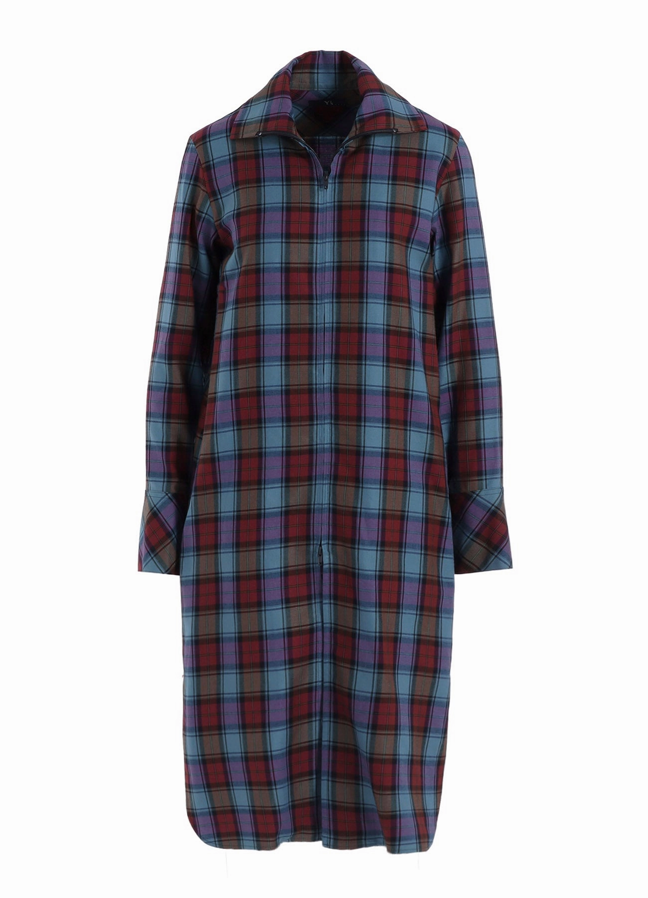TWILL PLAID DRESS Chill Base