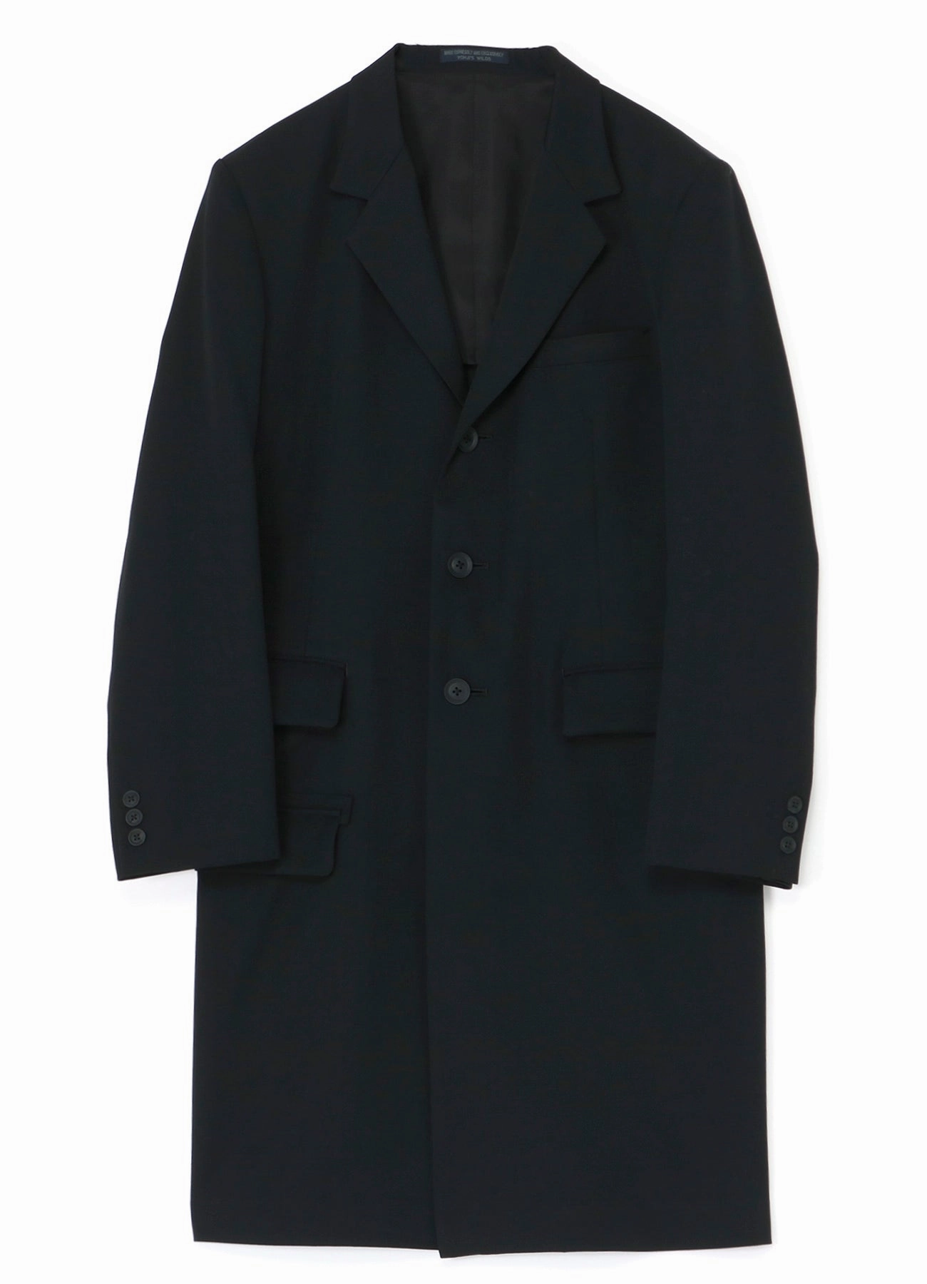 water - resistant WOOL GABARDINE DOCTOR'S COAT