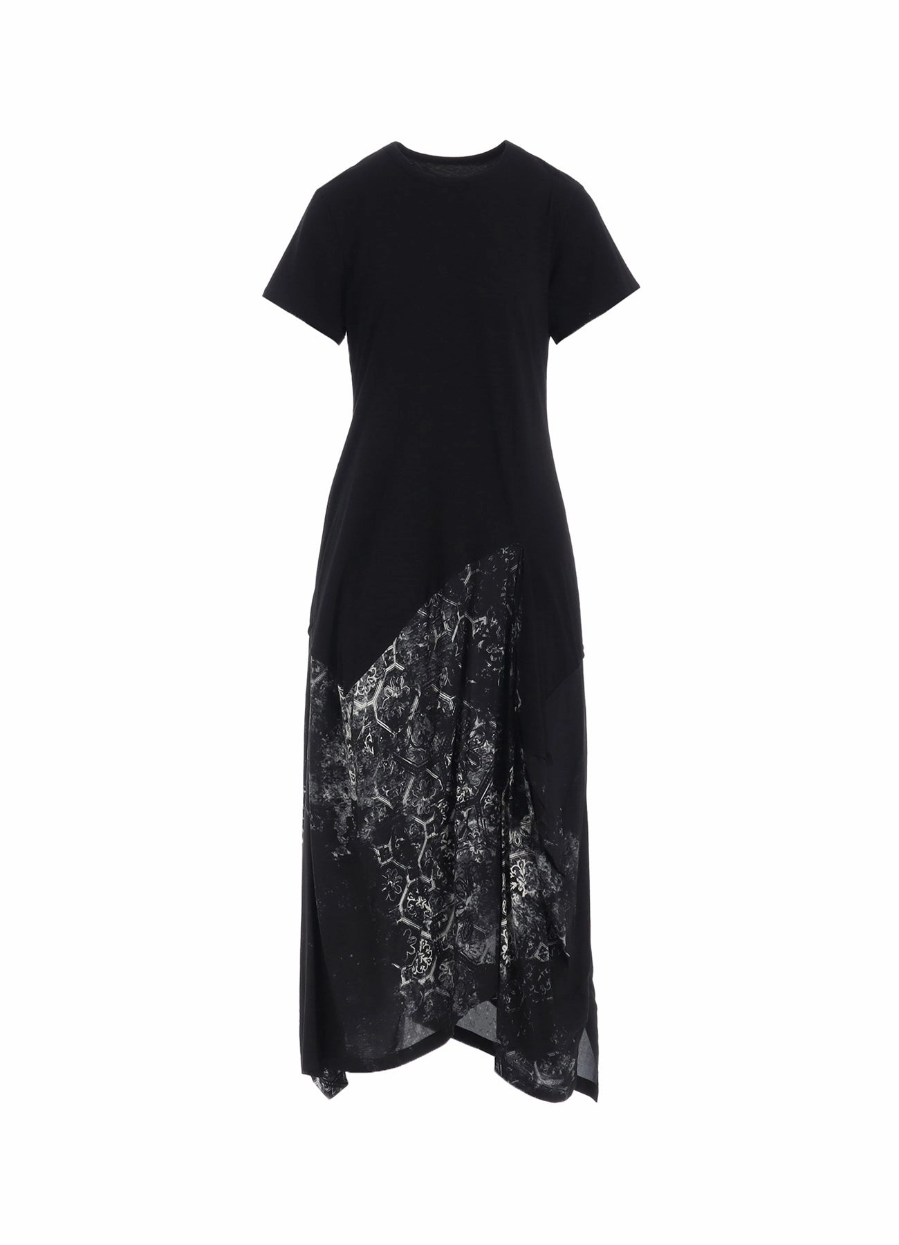 ULTIMA TRICOT RAYON PRINT TILE PATTERN SQUARE T-DRESSES Flexible Fit Fashionable Look