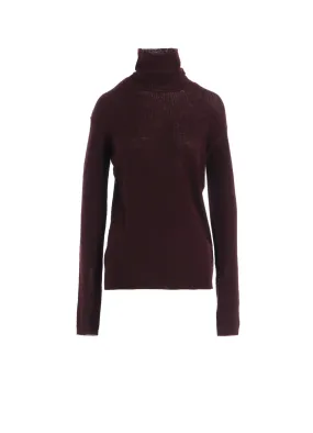 RIB HIGH NECK KNIT Multi Directional Stretch