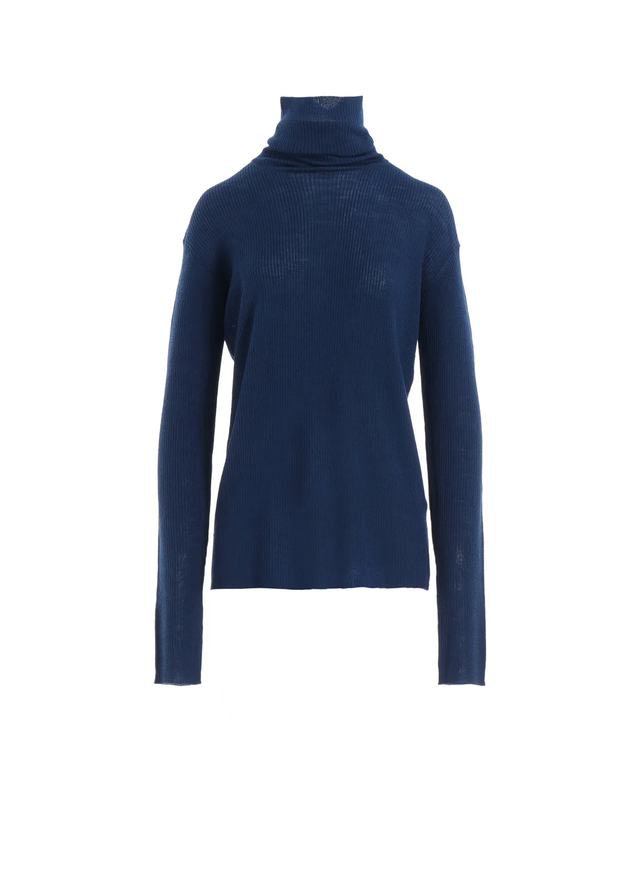 Seam Free Ultra Soft Yarn RIB HIGH NECK KNIT