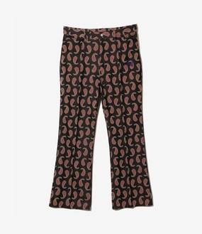 Quick Dry Fabric Adaptable Style Boot-Cut Jean ?C Paisley Jacquard Polyester