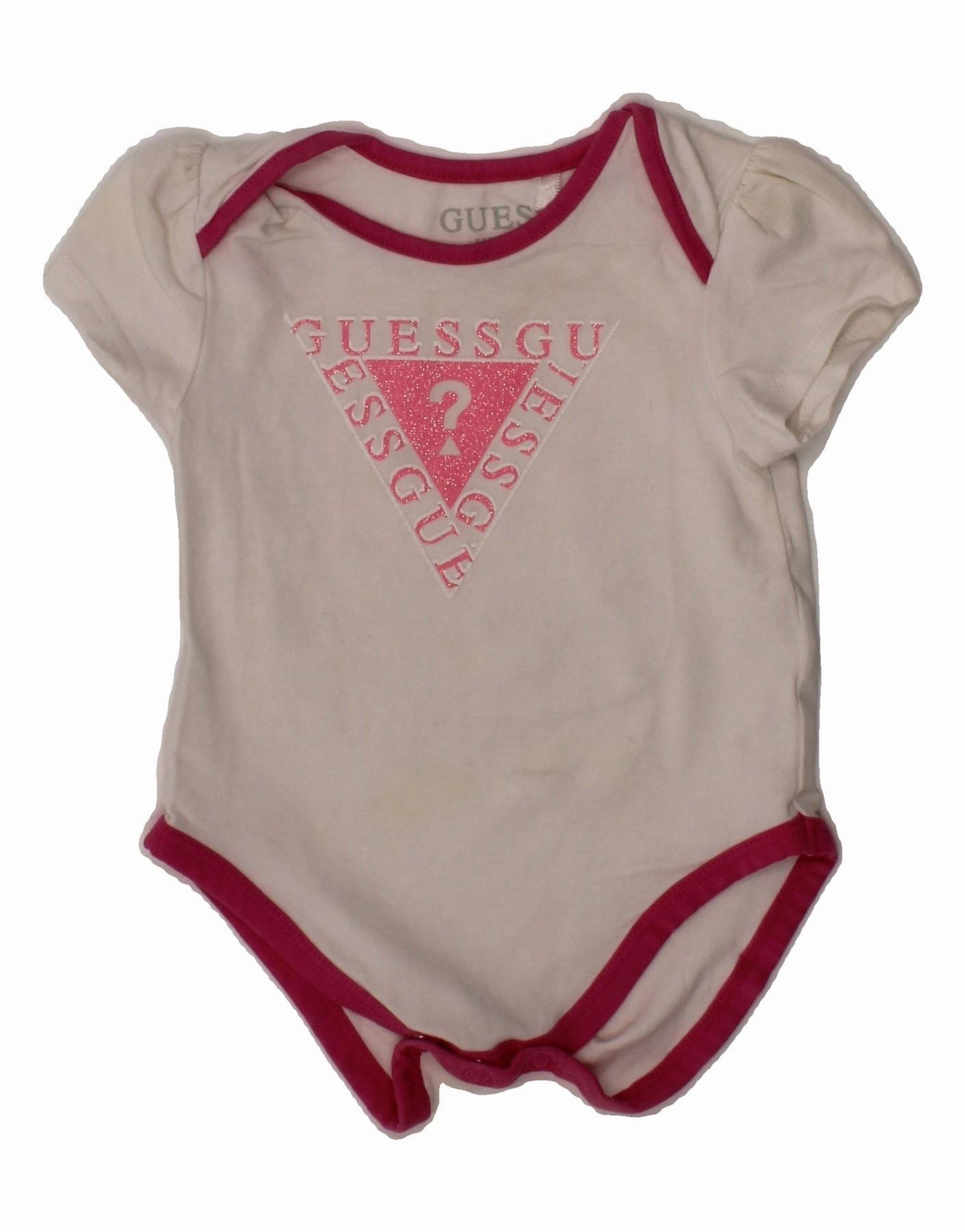 Training Active Wedding Picnic GUESS Baby Girls Graphic Bodysuit 3-6 Months White