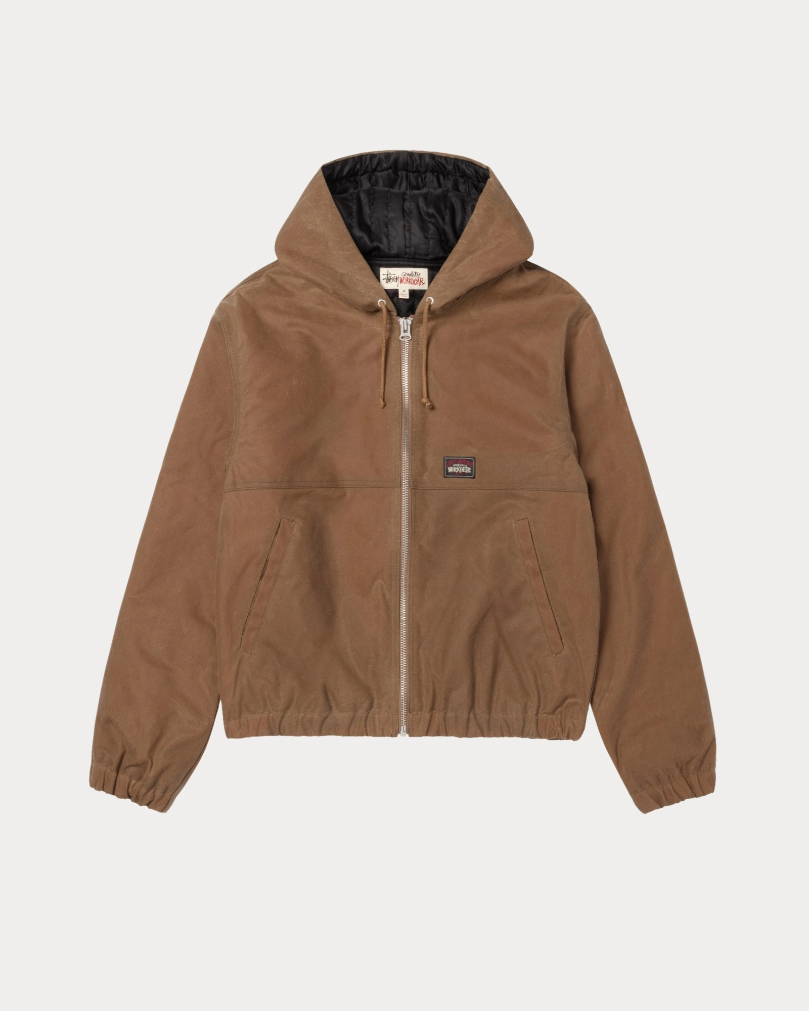 WORK JACKET WAXED COTTON Non Bulky Design Temperature Regulating Tech