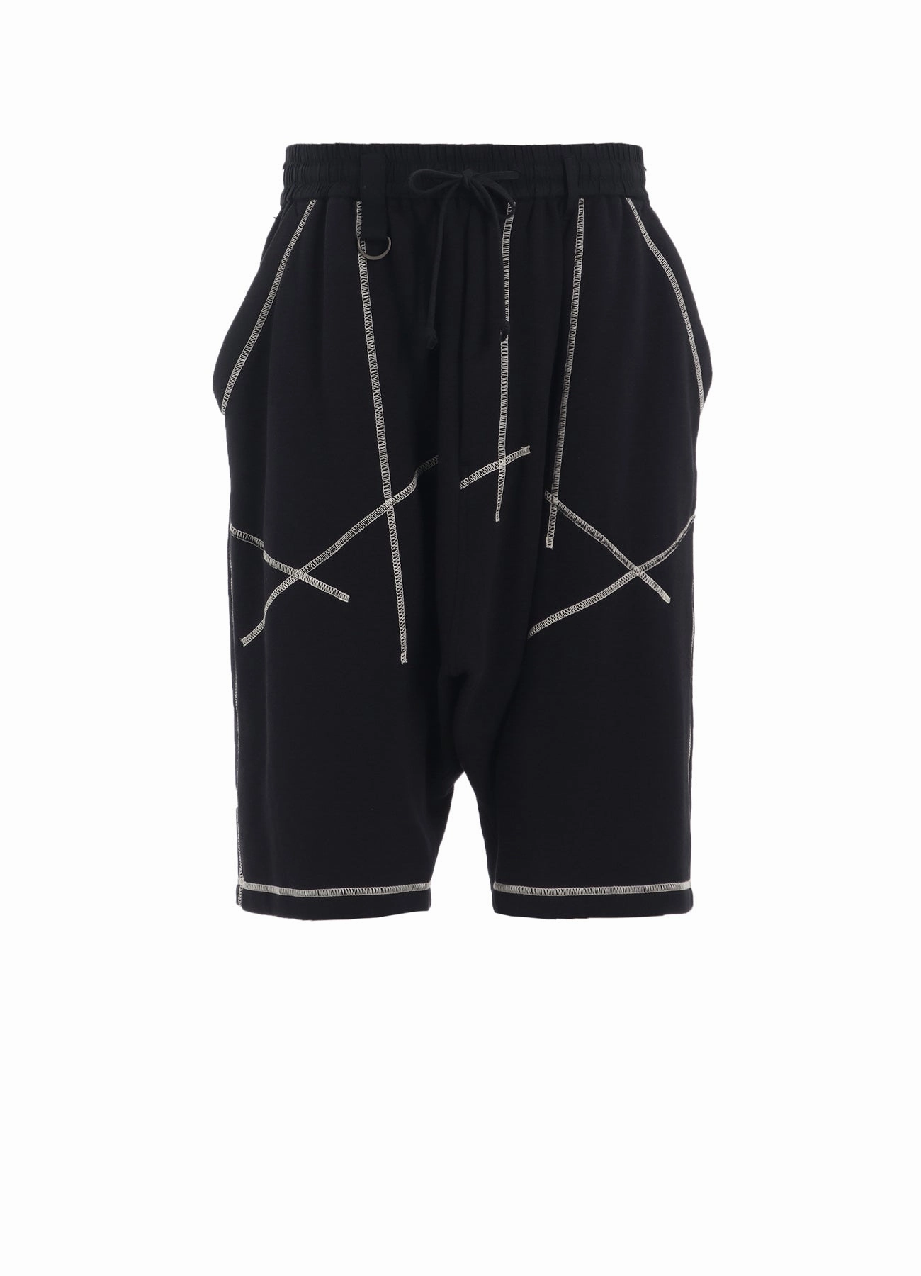 FRENCH TERRY RANDOM STITCH SAROUEL SHORTS Relaxed Fit Design Flattering Fit Wear