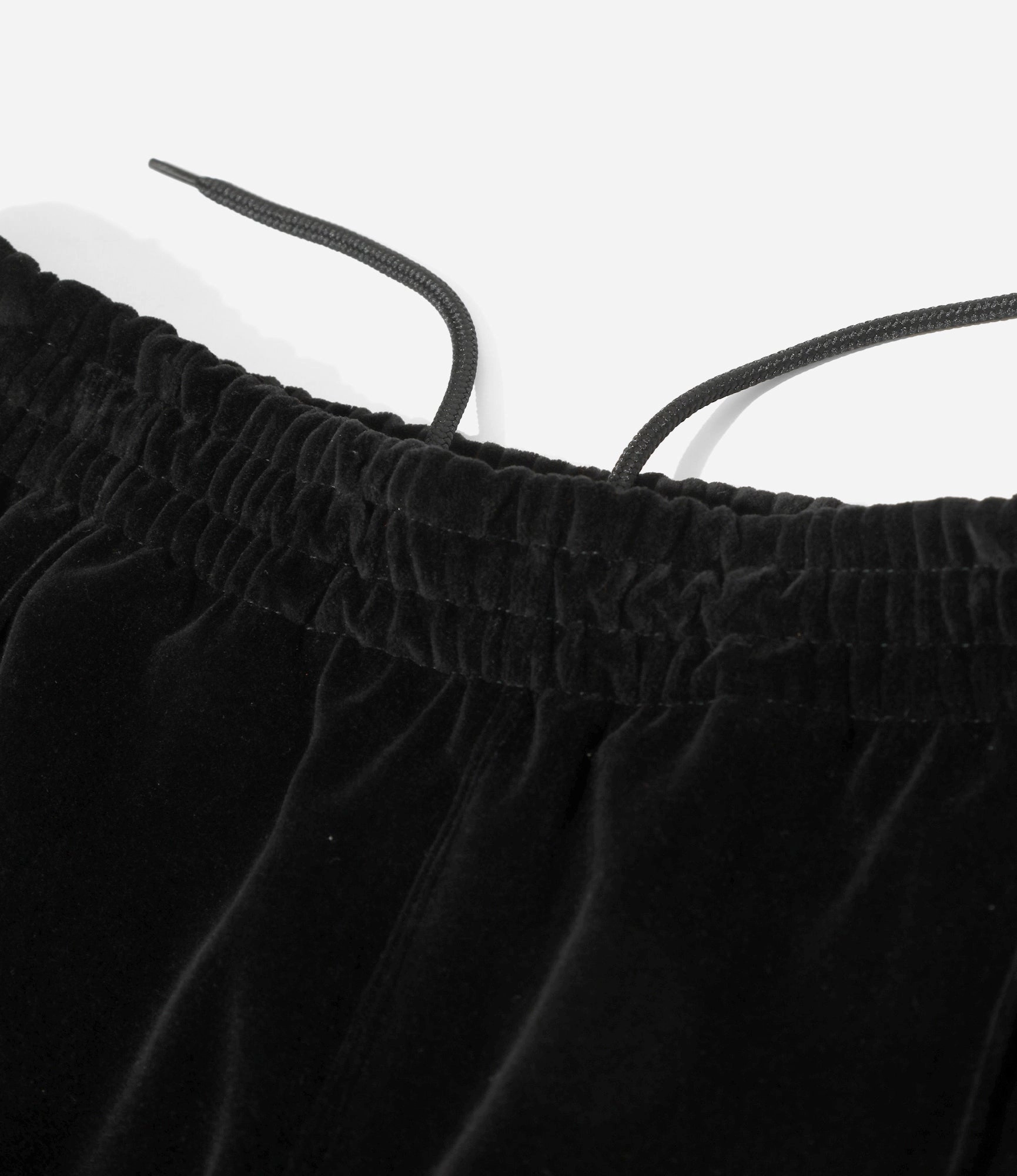 Anti Odor Treatment Boot-Cut Track Pant ?C Black Velour