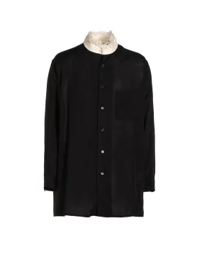 J-TWEED COLLART STANDARD BLOUSE Soft touch finish holiday season