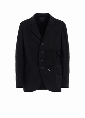 VARIOUS FABRICS CRAZY PATCHWORK JACKET impulse buy Fall Ready