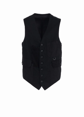 Low - end Limited Edition VARIOUS FABRICS CRAZY PATCHWORK VEST