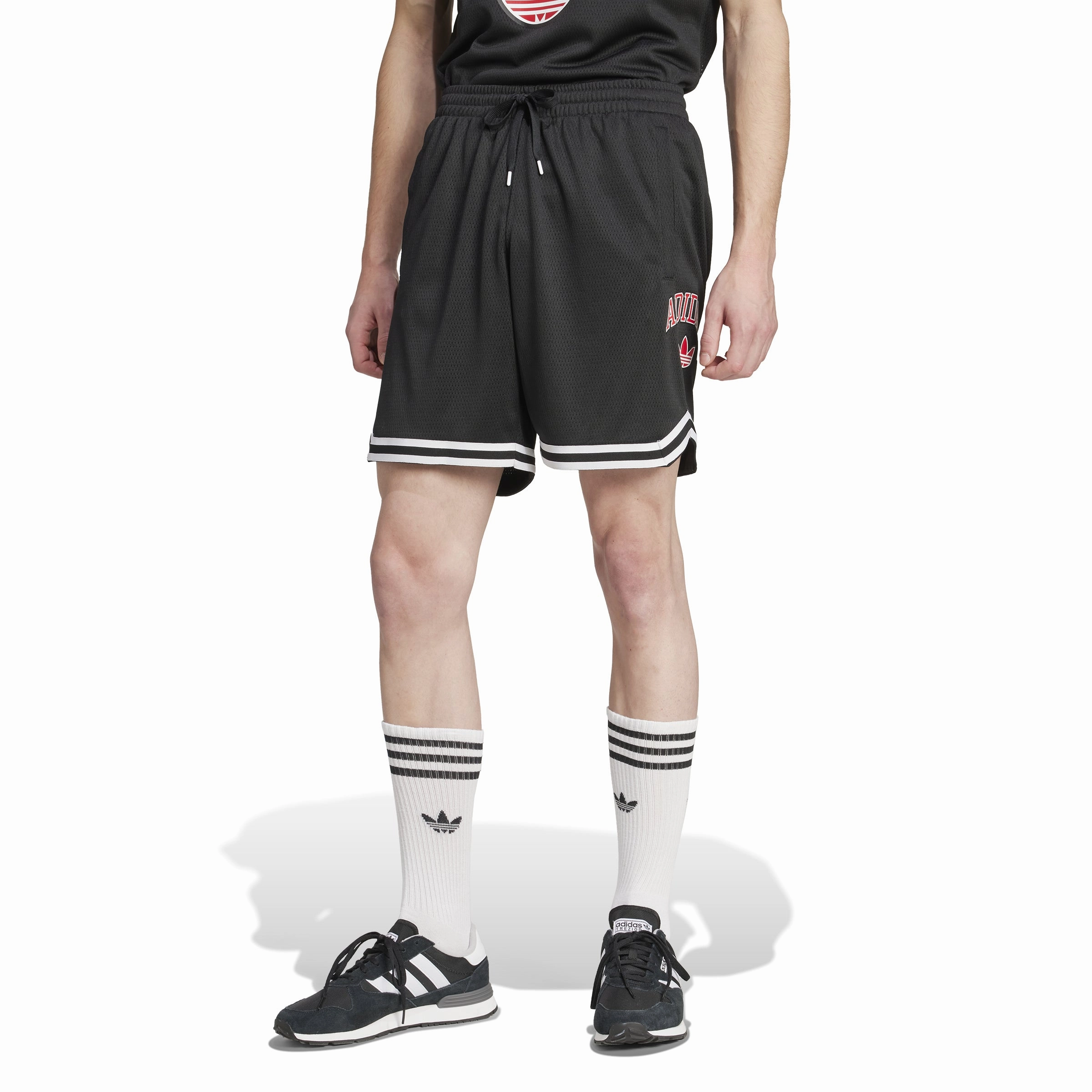 Varsity Basketball Short - Mens Striped Design