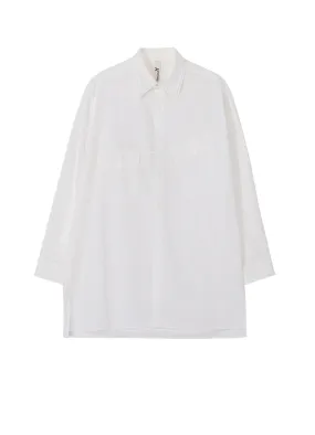 COTTON BROAD DOUBLE COLLAR SLANTED POCKET SHIRT High-End Finish Eco Friendly Material