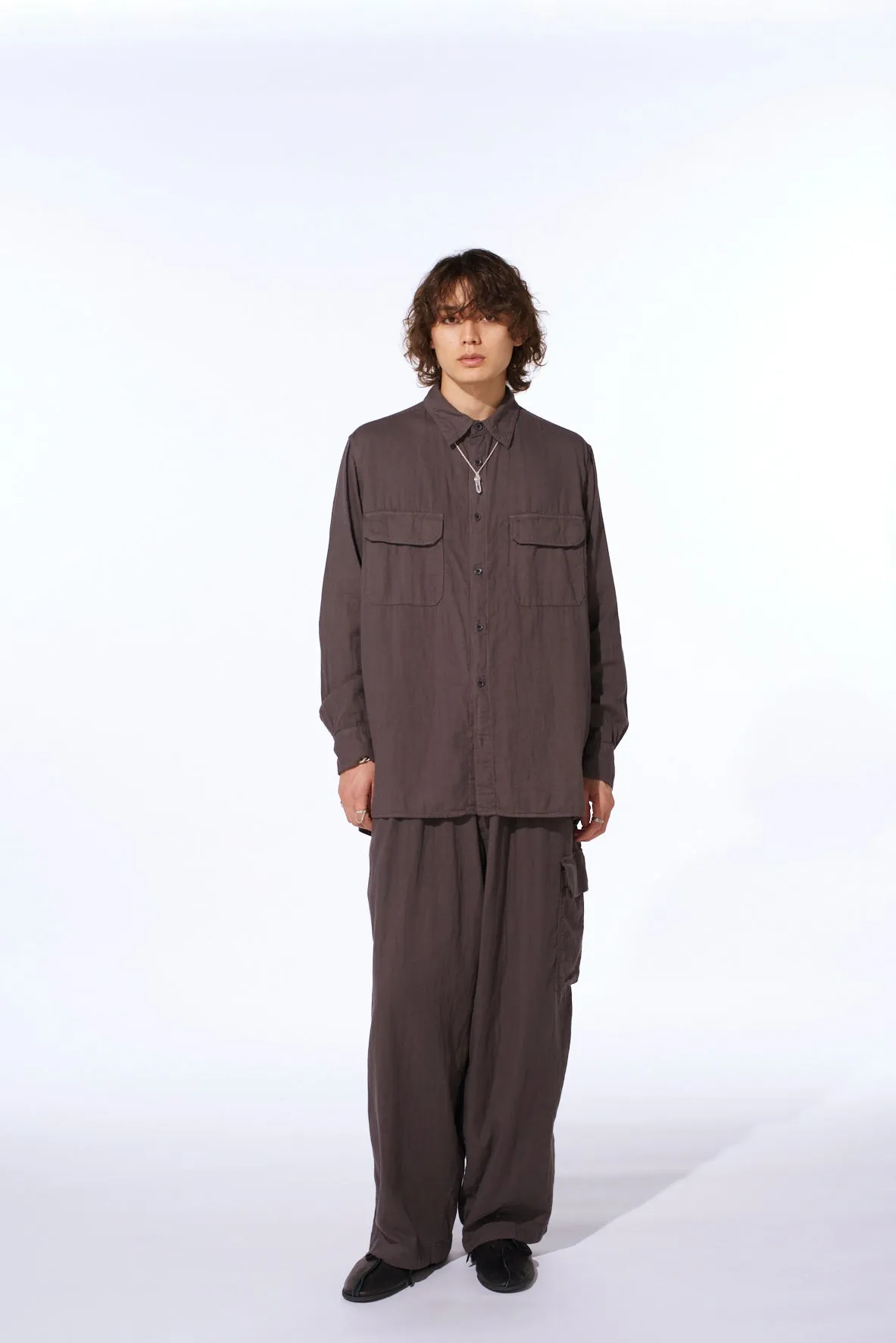 Double Gauze Dual-Pocket Utility Shirt Edgy Design Advanced Moisture Management