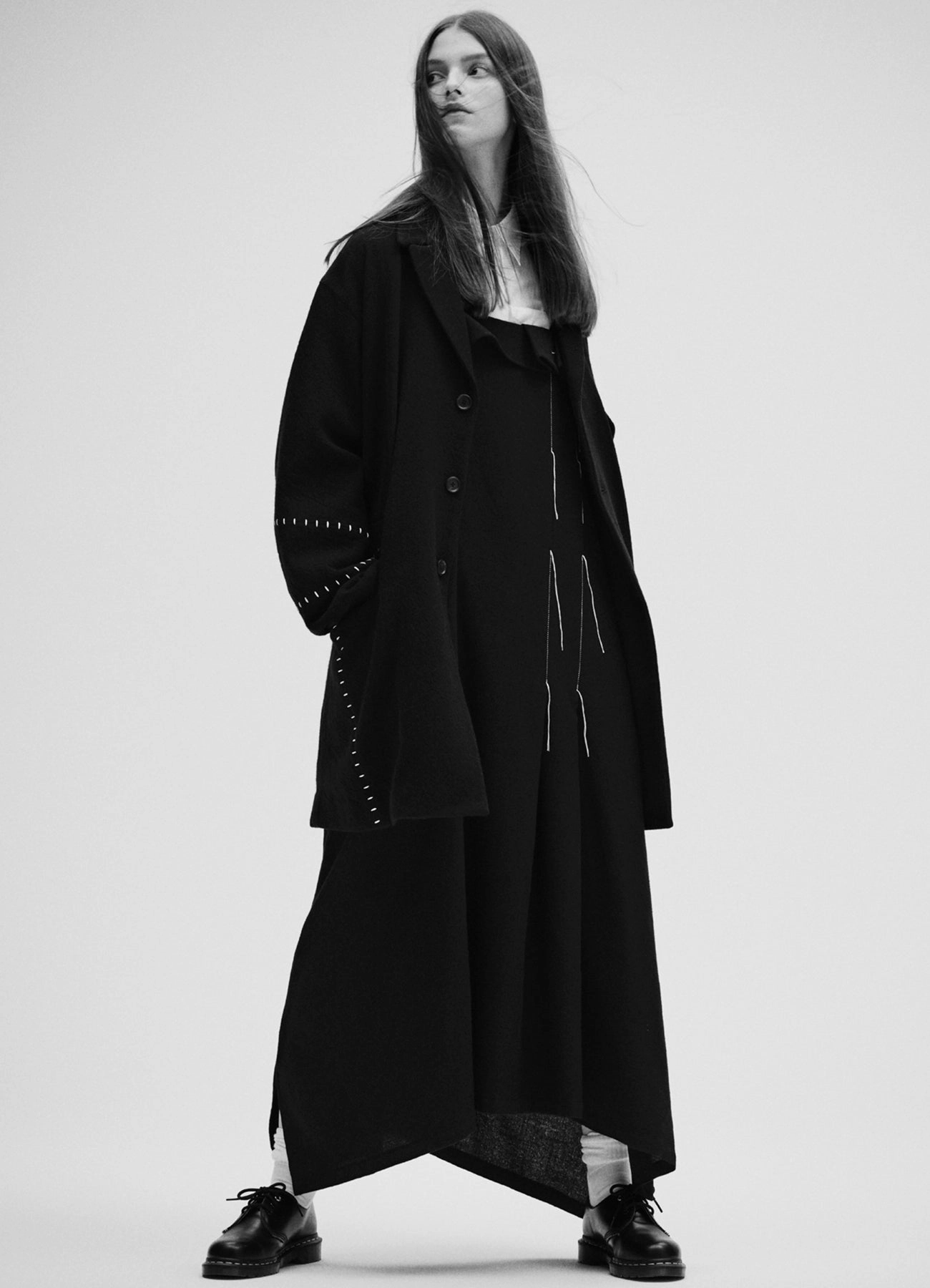 WOOL VIYELLA PLEATED SHOULDER STRAP DRESS Lounge Style Summer-Season