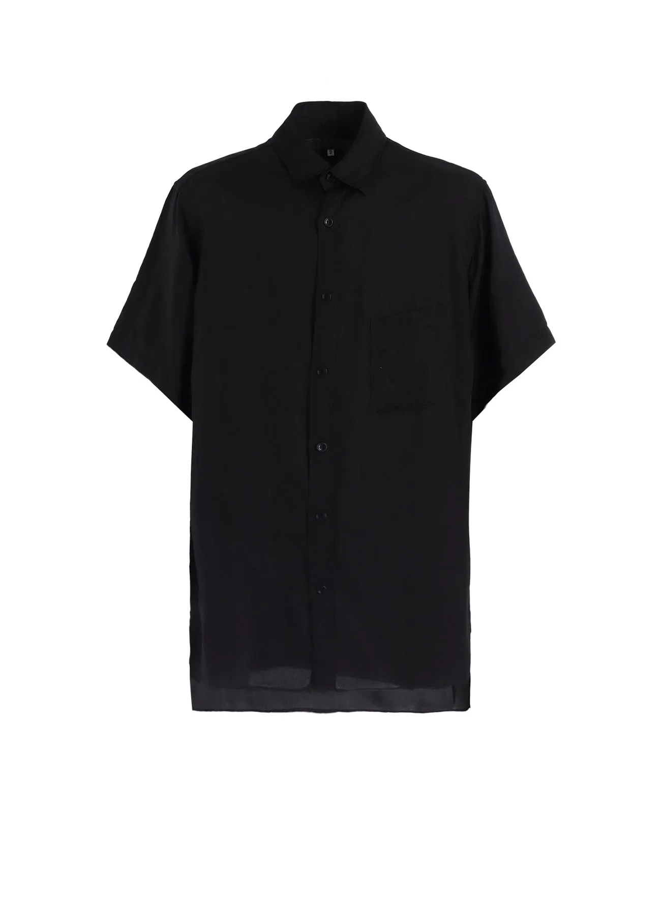 CUPRO TWILL SS SHIRT Printed Pattern Double Stitched Seams
