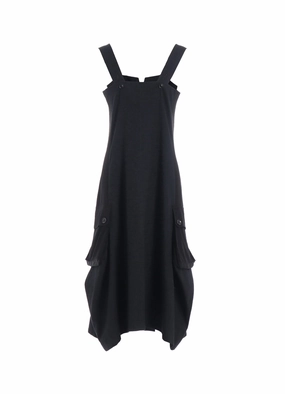 Fall Comfort CREPE de CHINE/6oz DENIM WORK DRESS WITH POCKET