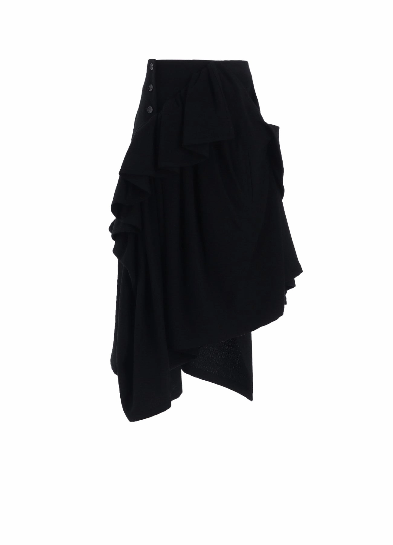 VINTAGE FLANNEL GATHERED SKIRT Flattering and Chic Fitted Shape