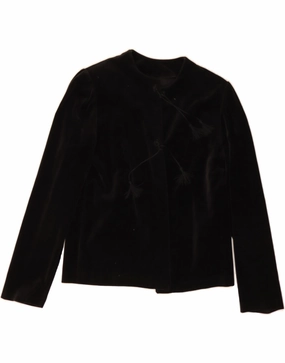 Chic Look Smart Attire VINTAGE Womens Blazer Jacket UK 14 Medium Black