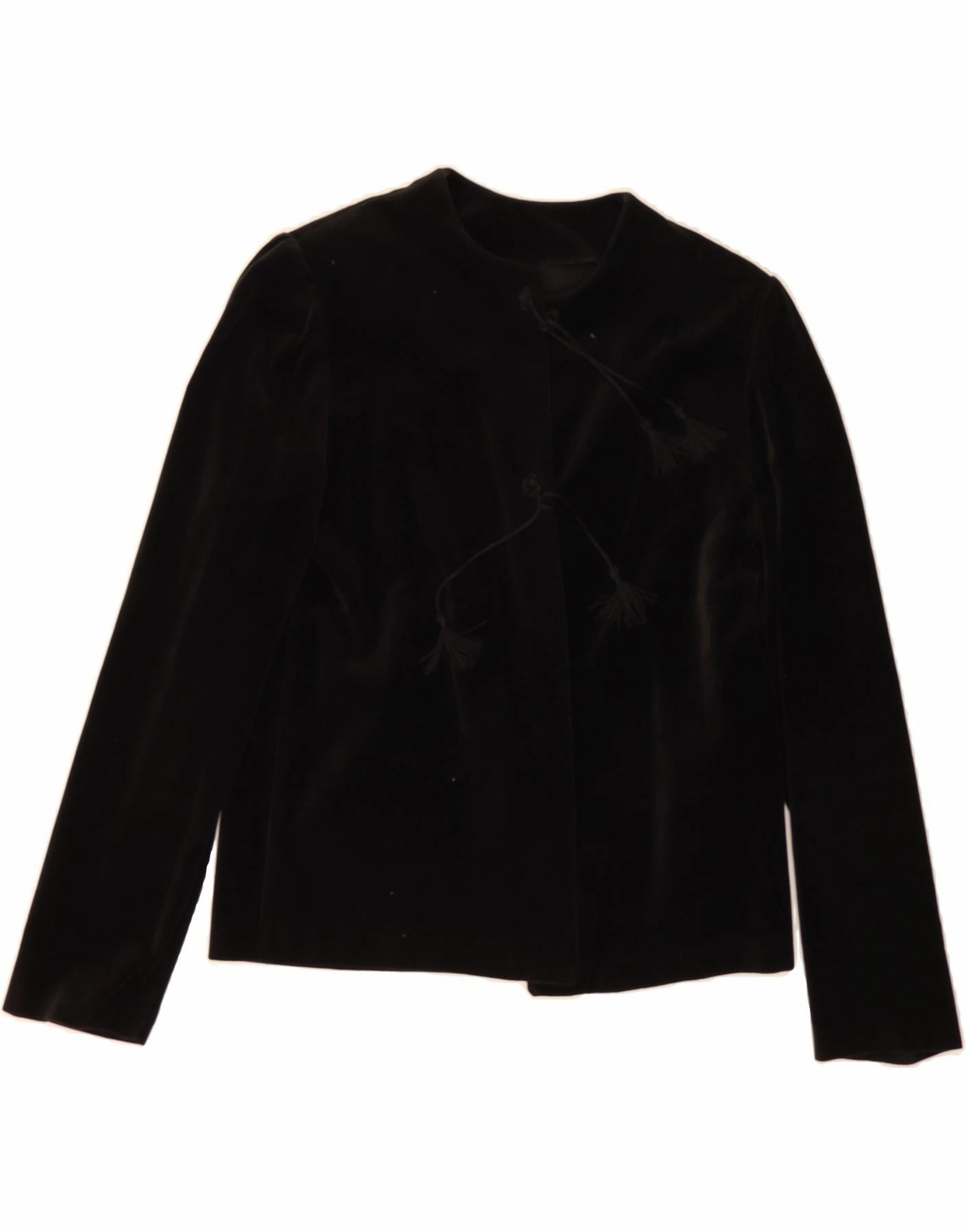 Chic Look Smart Attire VINTAGE Womens Blazer Jacket UK 14 Medium Black