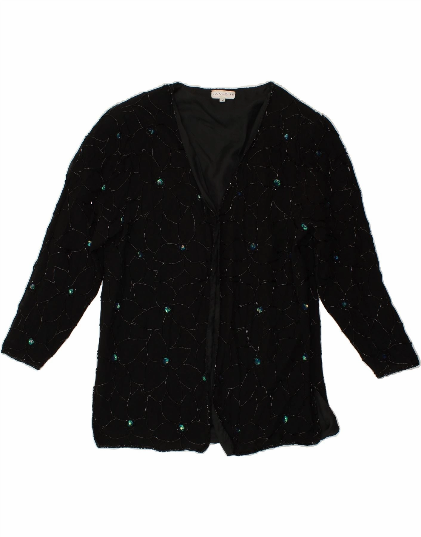 Perfectly Tailored All-day Comfort VINTAGE Womens Blazer Jacket UK 14 Medium Black Viscose