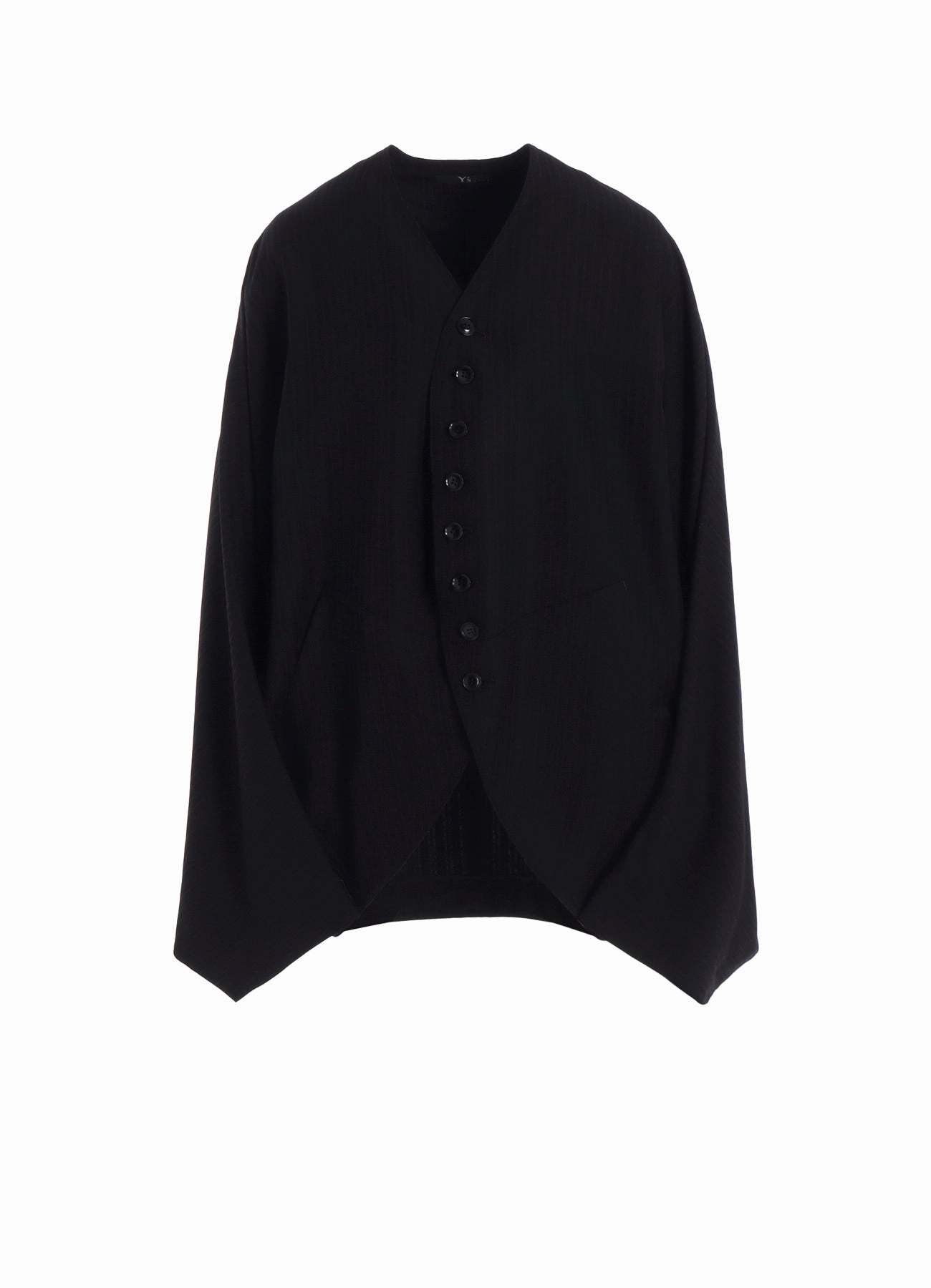 VISCOSE TWEED STRIPE DOLMAN SLEEVE JACKET Broadcast