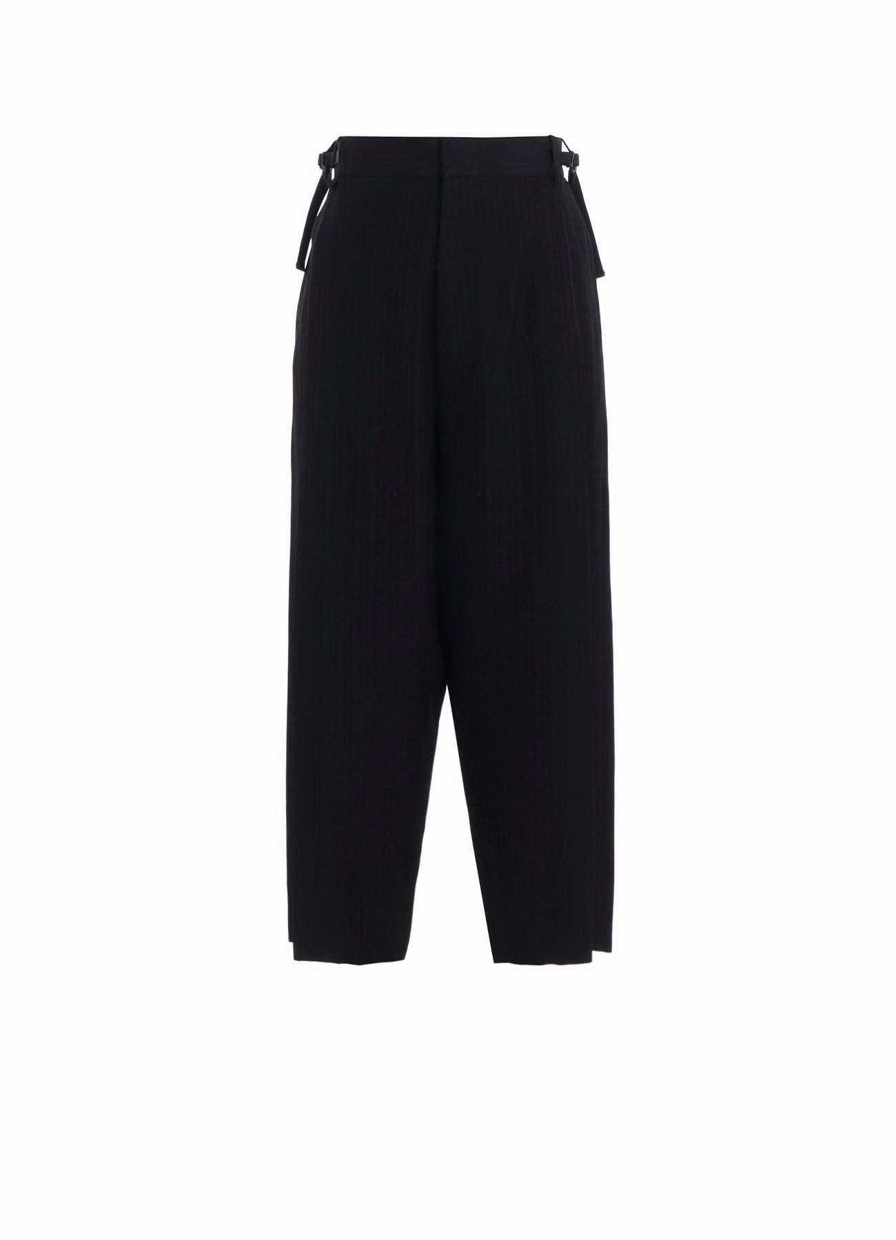 VISCOSE TWEED STRIPE SAROUEL PANTS Smooth Finish All Season