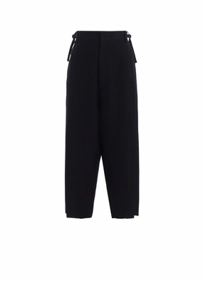 VISCOSE TWEED STRIPE SAROUEL PANTS Smooth Finish All Season