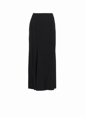 Soul Warm VISCOSE TWILL DIAGONAL CUTTING LONG SKIRT