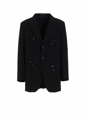 Eco - friendly TA TUXEDO ZIP DETAIL JACKET