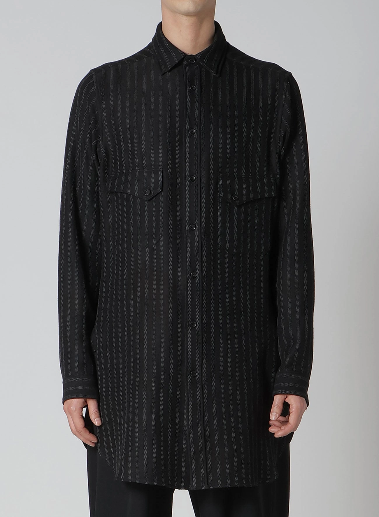 W/C DOUBLE COLLAR ST  BLOUSE Outdoor Ready Minimal Mood