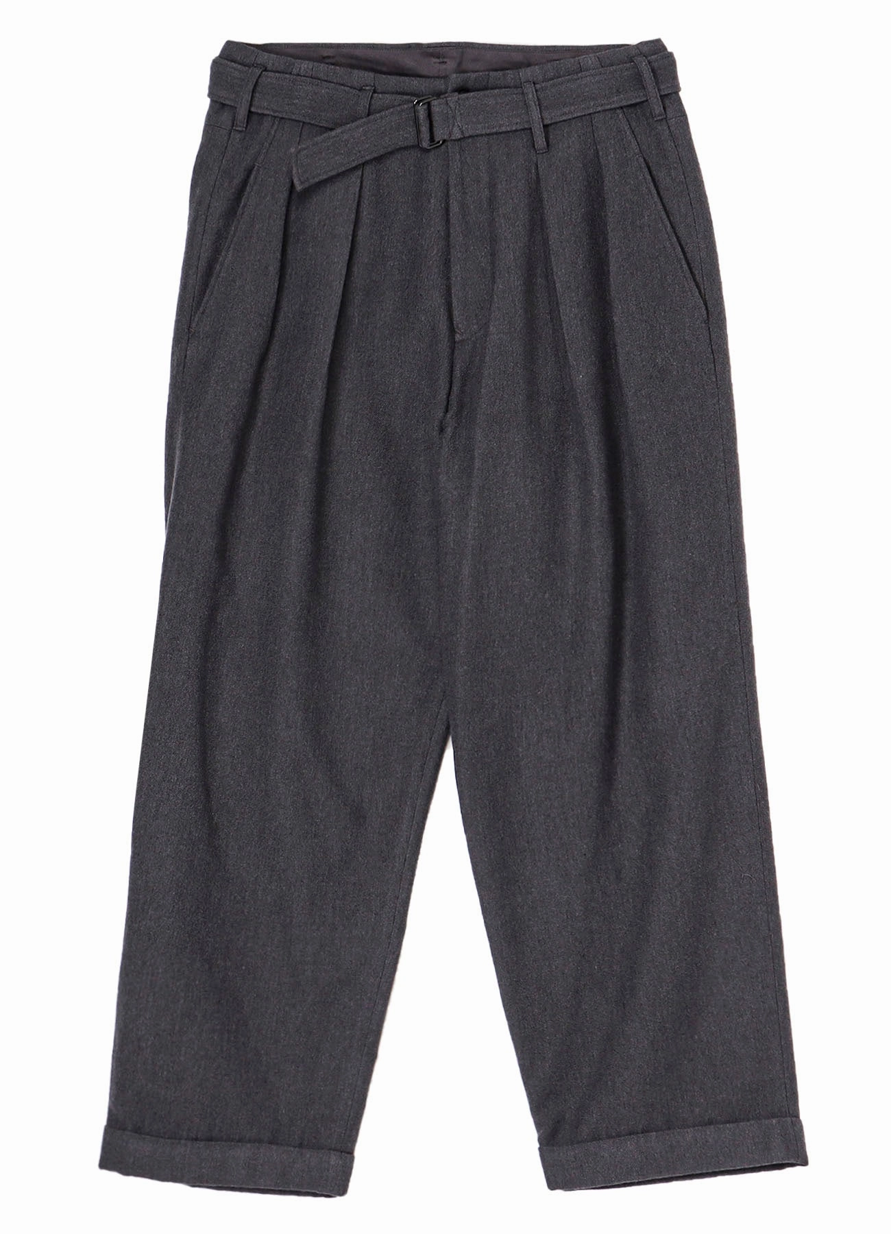 W/C TWILL WASHER 2TUCKS PANTS Contoured Panel Design Travel Comfort