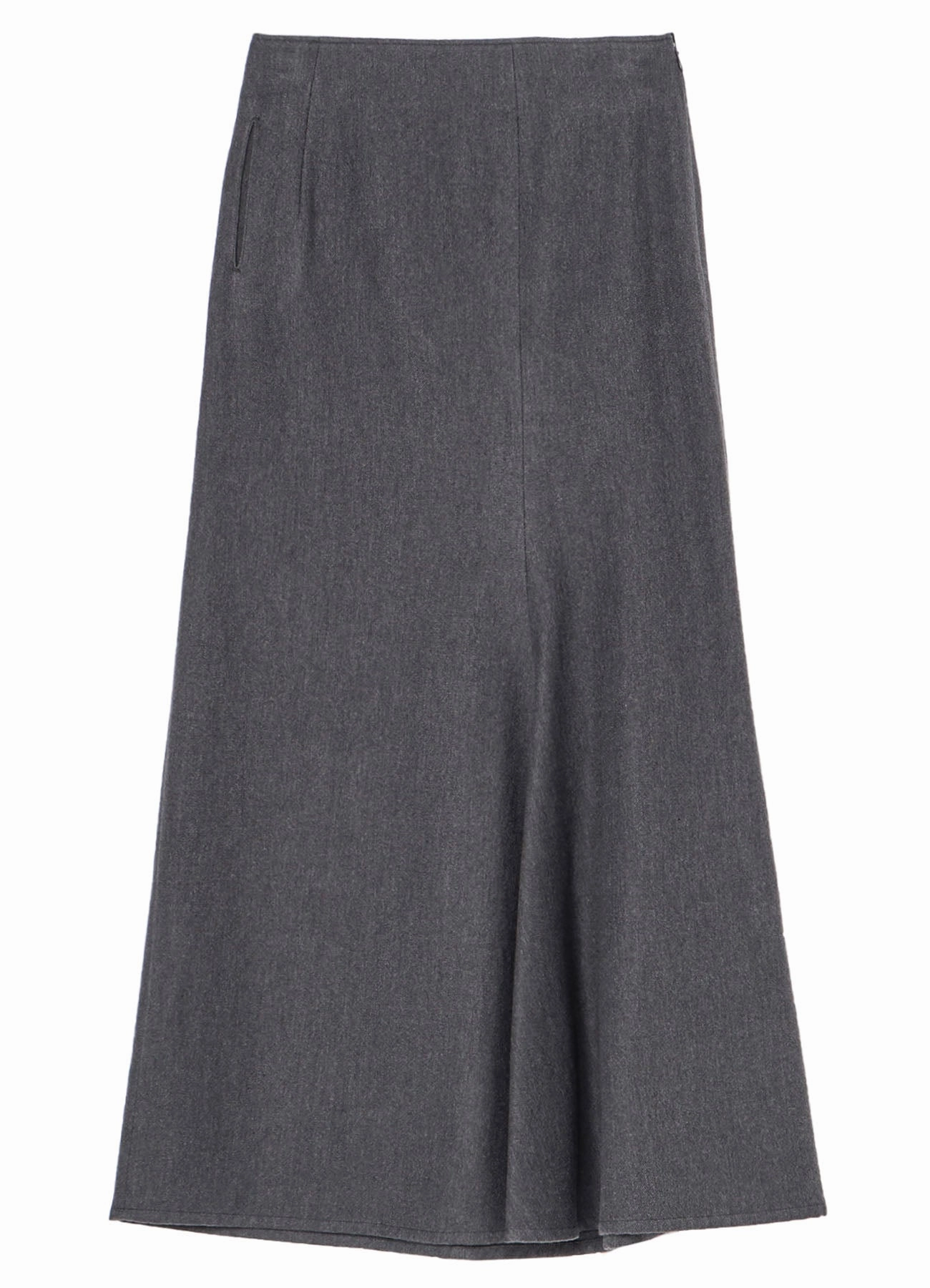 Travel-Essential W/C TWILL WASHER L SLIM FLARE SKIRT