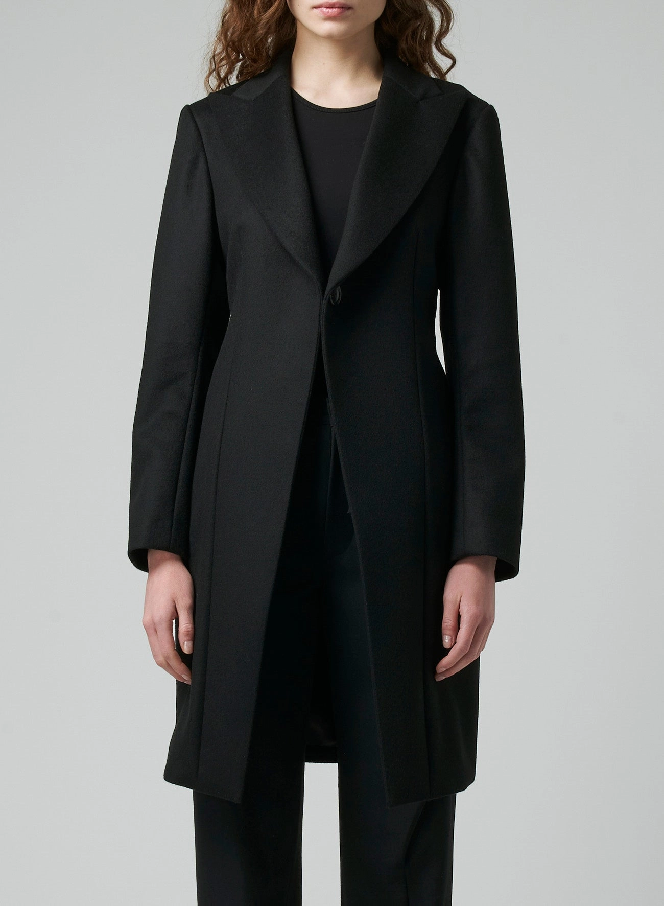 City Style Honor W/CA BEAVER PEAKED LAPEL SINGLE B JACKET