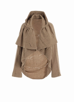 W DETAIL JERSEY SHIRRING DETAIL JACKET Volunteer