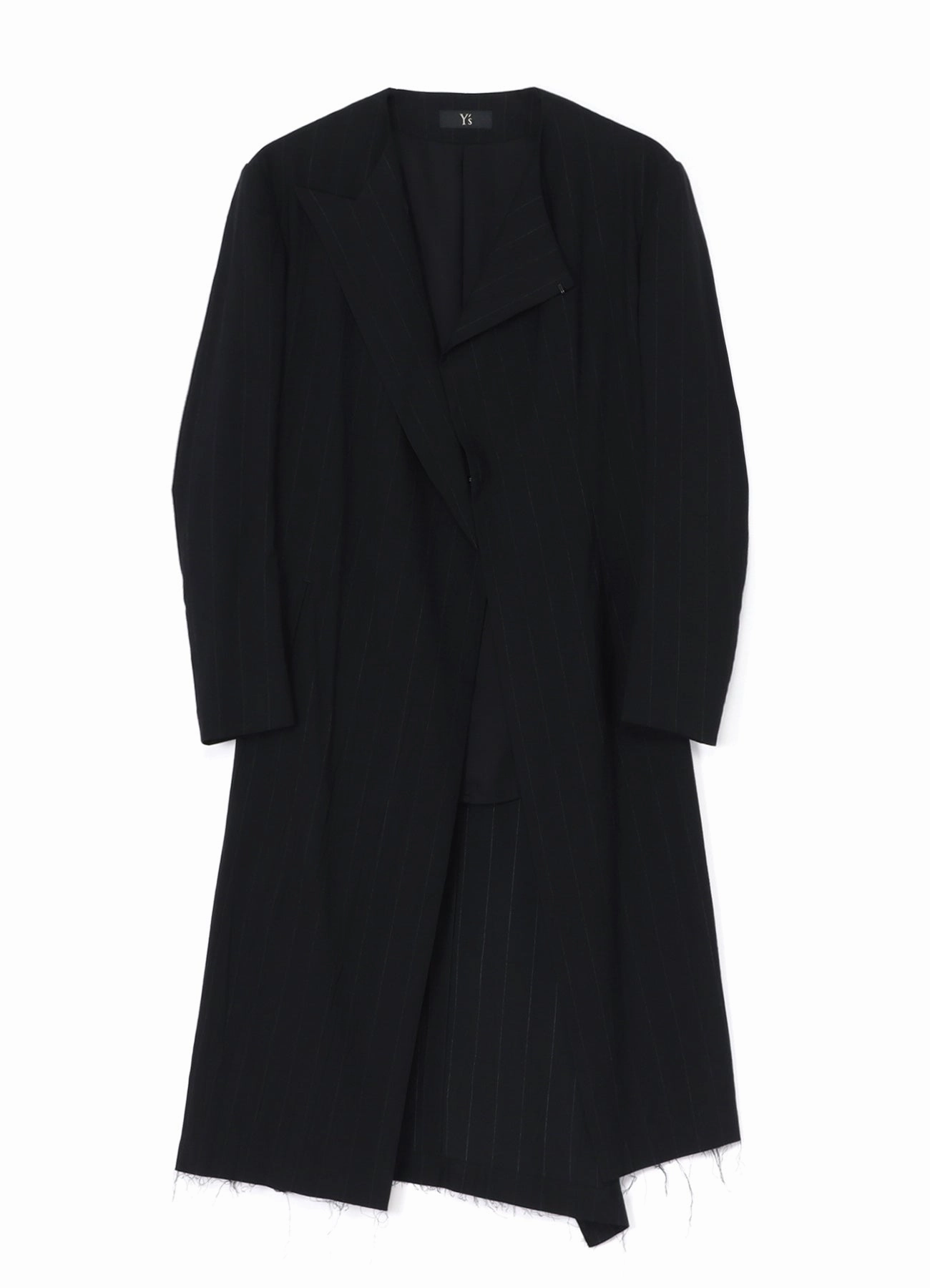 W/RY LIGHT STRIPE COLLAR LESS JACKET All Weather Versatility