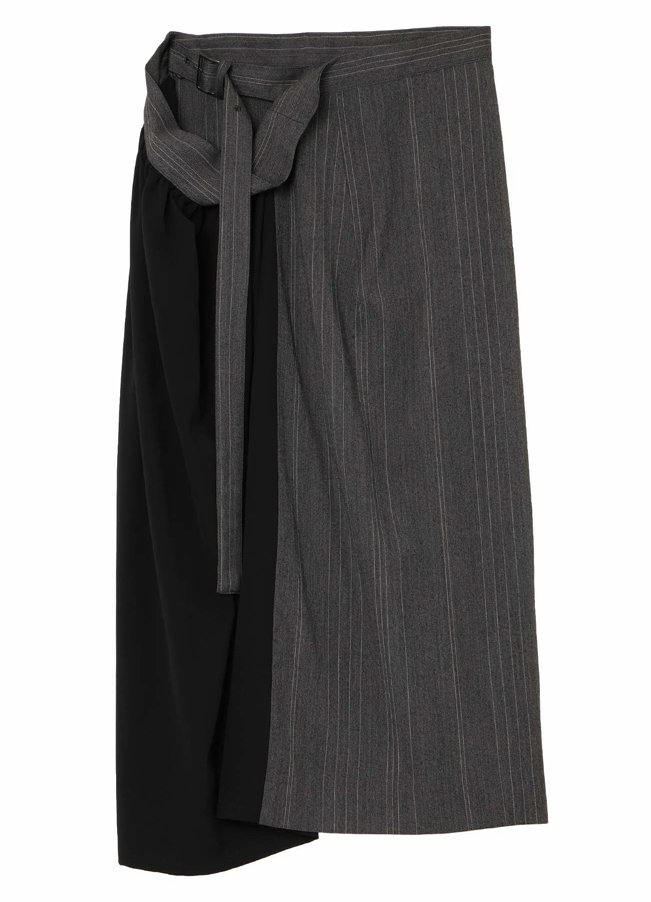 W/RY RANDOM HERRINGBONE RIGHT SIDE CLOTH SKIRT Sophisticated Vibe