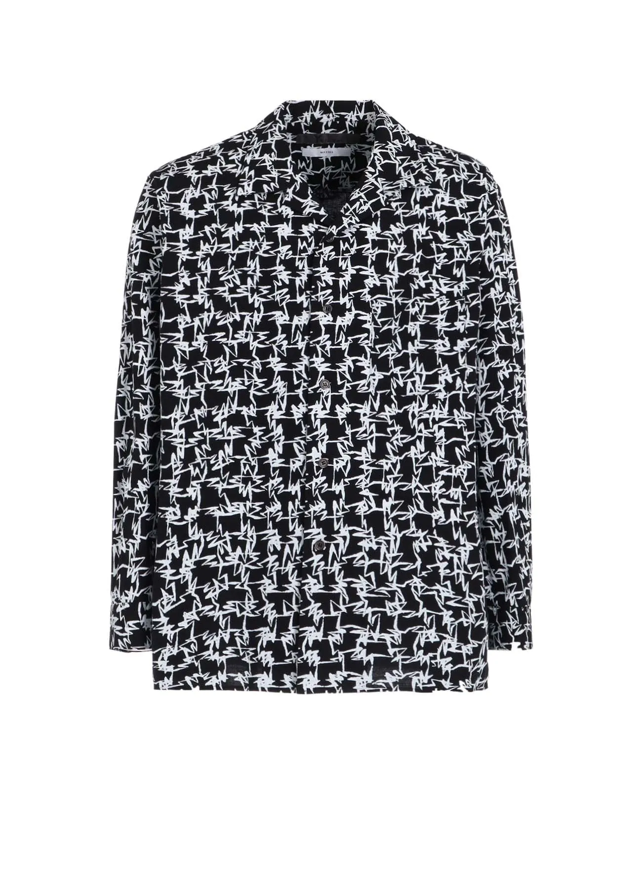 Outdoor Gear Dynamic Design ??Y's for men ?? MASSES??COTTON PIGMENT PRINT OPEN COLLAR SHIRT