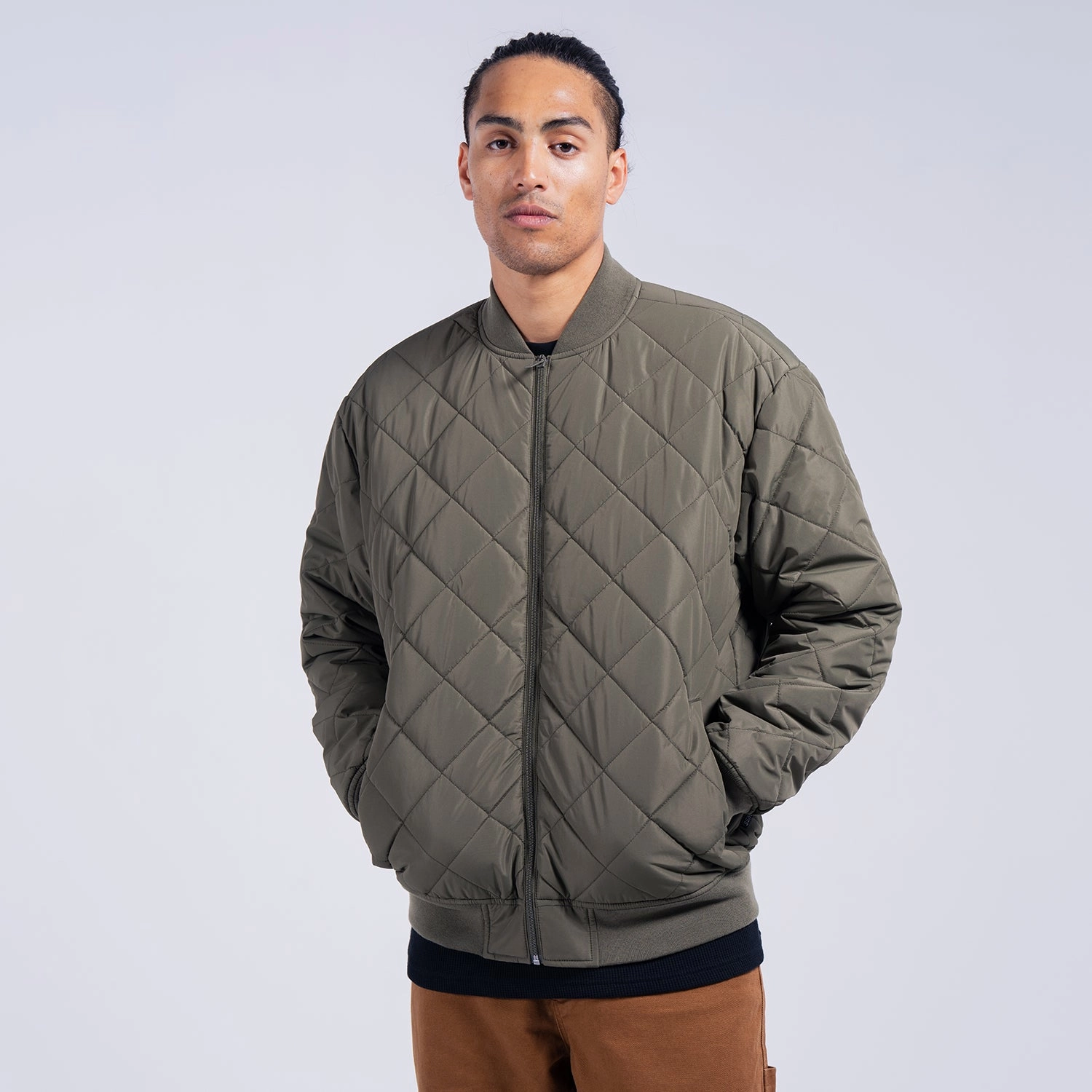 Quilted Bomber - Mens Persist Report