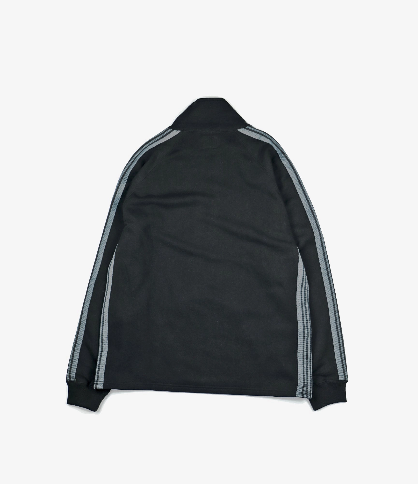 Warm Up Track Jacket ?C Black Cotton Fleece Ventilated Back Panel