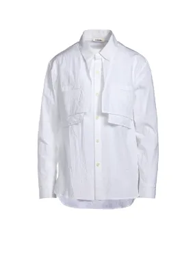 Sustainable fashion WASHER TYPEWRITER RAIN COAT LIKE SHIRT
