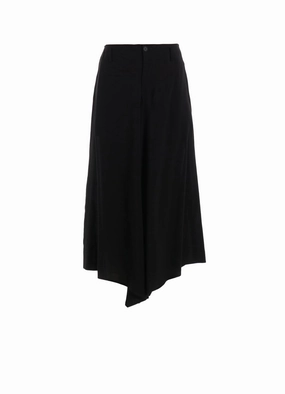 No Fuss Soft Brushed Lining LAWN ASYMETRY HEM FRILL PANTS